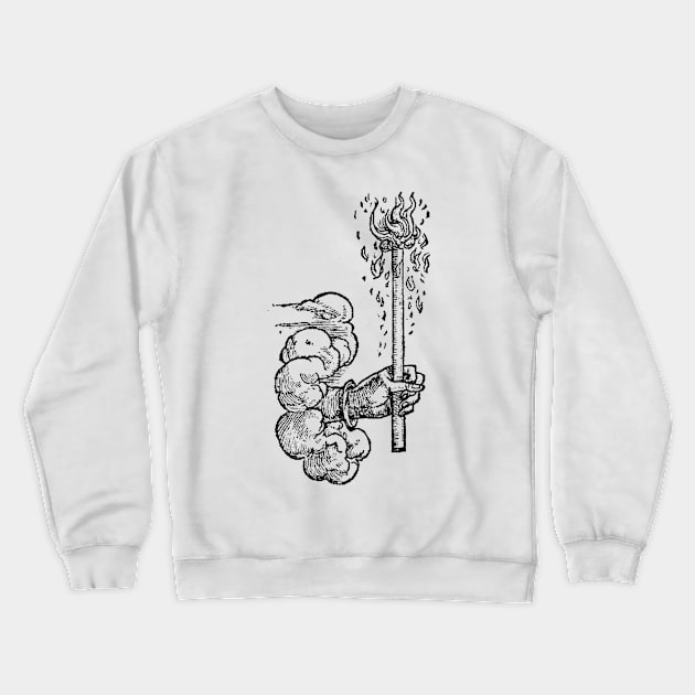 HAND OF GOD // NEW ERA NOW Crewneck Sweatshirt by NEW_ERA_NOW